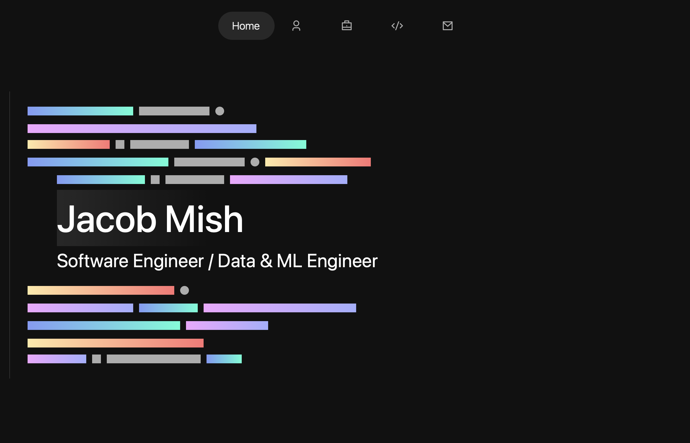 My Portfolio Website screenshot