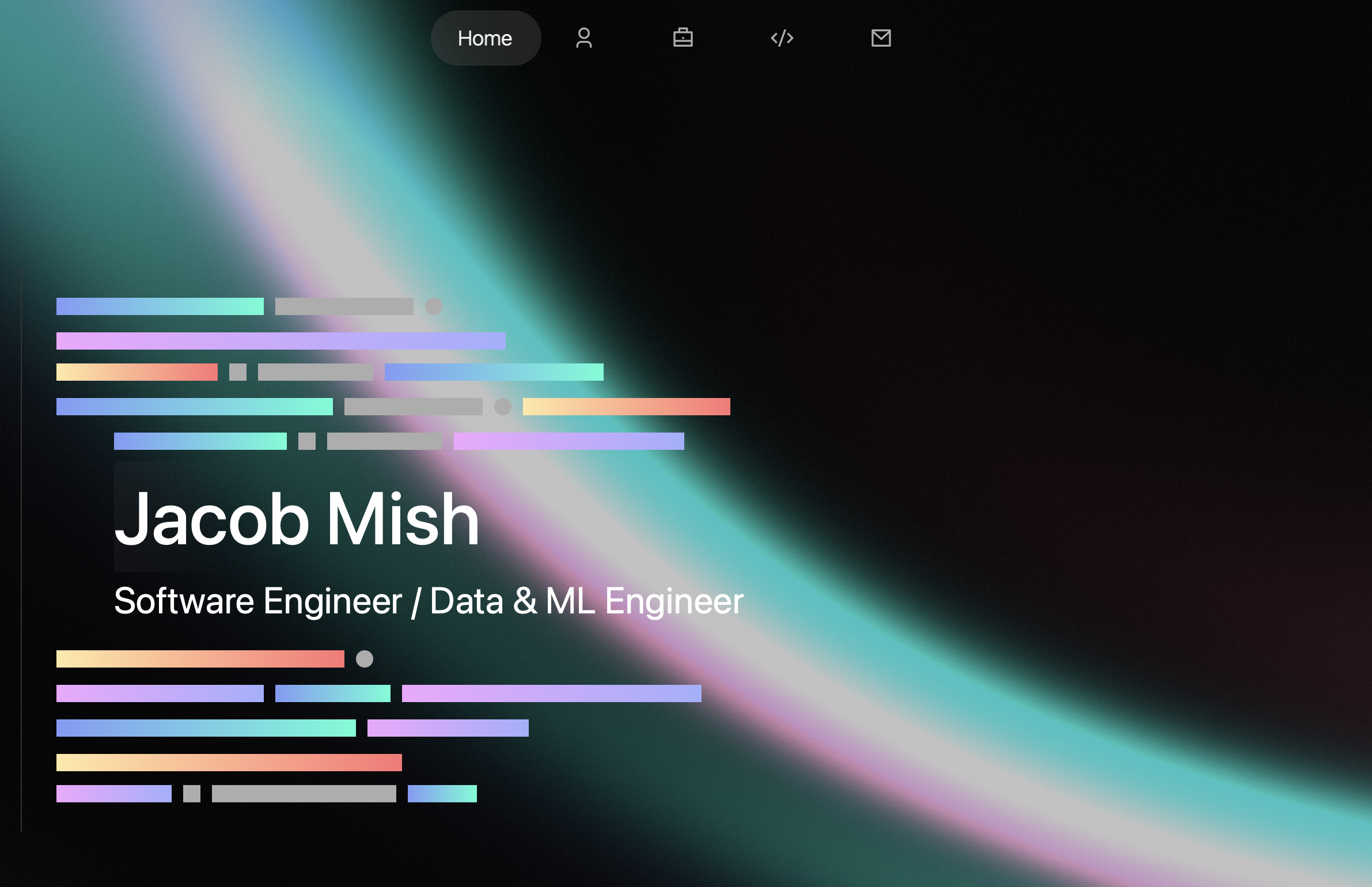 My Portfolio Website screenshot